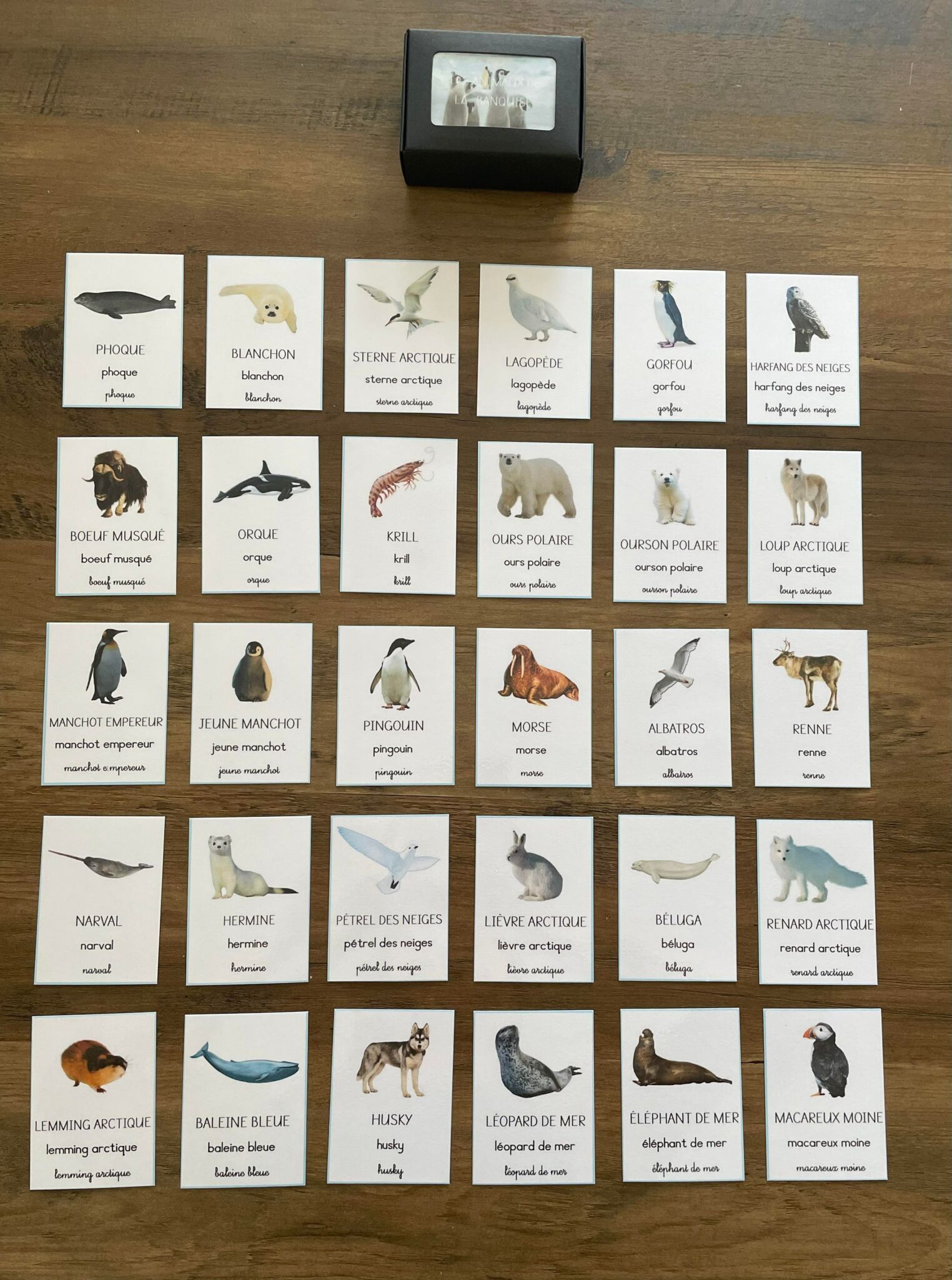 Jeu magnétique en bois - Les animaux de l'océan Jeu magnétique en bois - Les animaux de l'océan